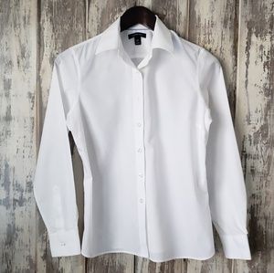 Lands End - White Button Down - 6p